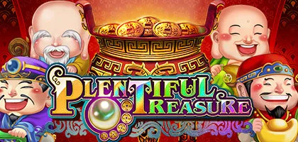 Plentiful Treasure pokie artwork